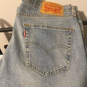 Levi's Blue Slim Jeans with Vintage Wash
